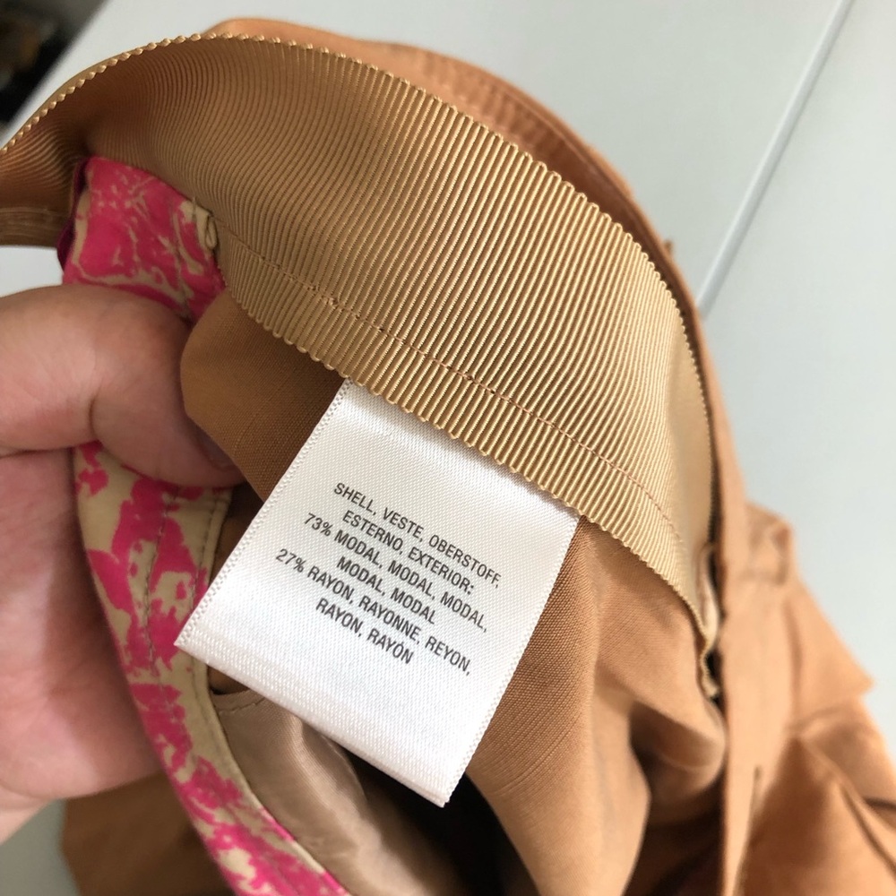Anthropologie Elevenses Tan Culottes Pant size 2 petite - Picture 9 of 15